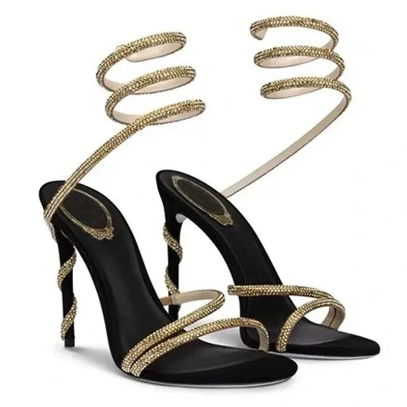 African Woman Shoe Branded Pumps Casual Heels Sweet Peep Toe Nude 2025 Roman Style Sexy Sandals Burgundy Fashion Orange Comforta