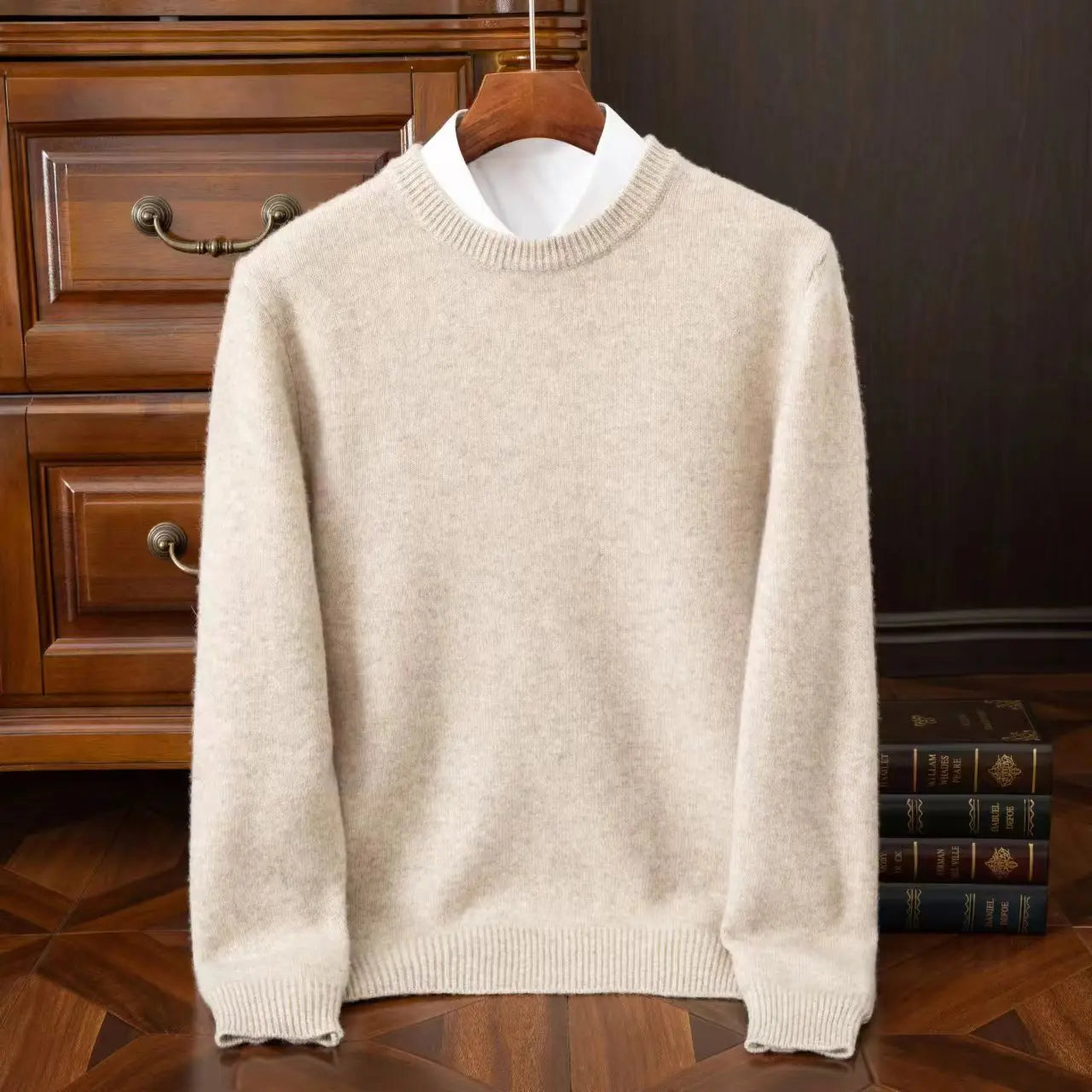 Cashmere O‑Neck Sweater