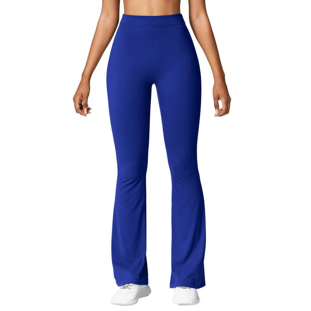 Women’s High‑Waist V‑Back Push‑Up Leggings – Micro Horn Slim Fit Gym Pants, Fashion Sports & Casual Leggings