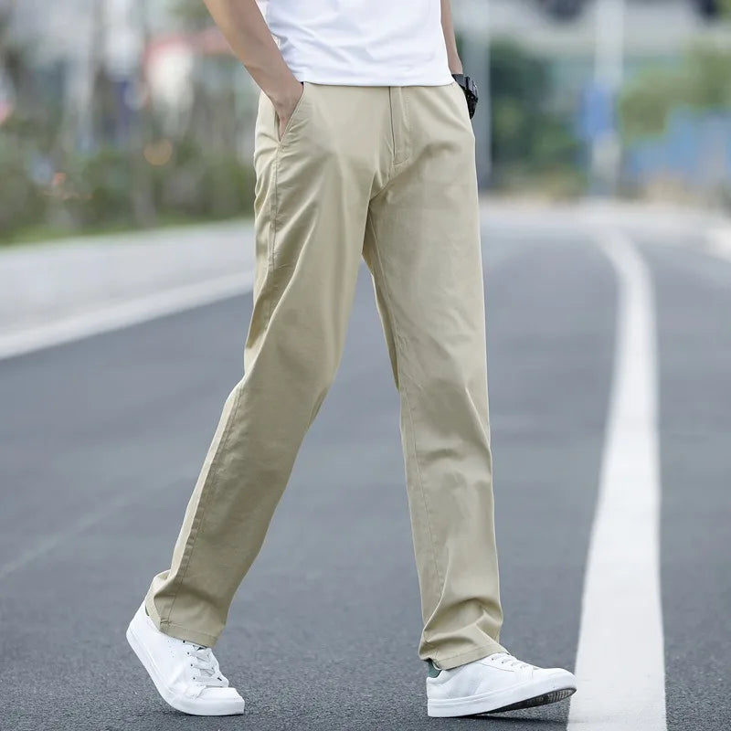 Plus‑Size Summer Chino Pants
