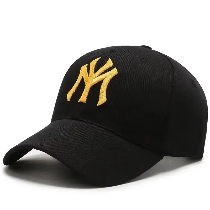 Trendy Embroidered Letter Baseball Cap Korean Fashion Summer Sun Hat Adjustable for Women Men Outdoor Casual Wear