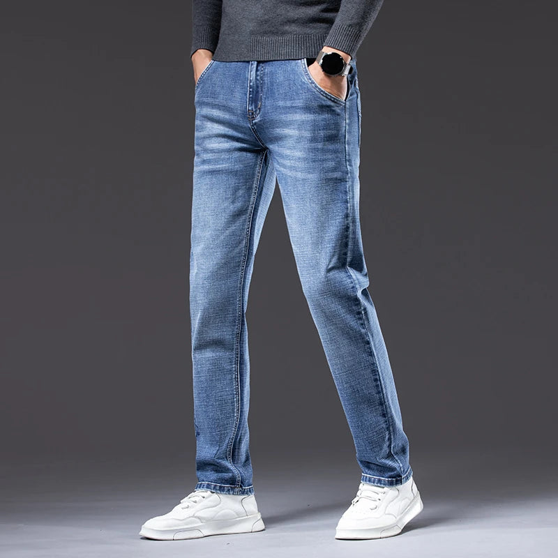 Stretch Regular‑Fit Jeans