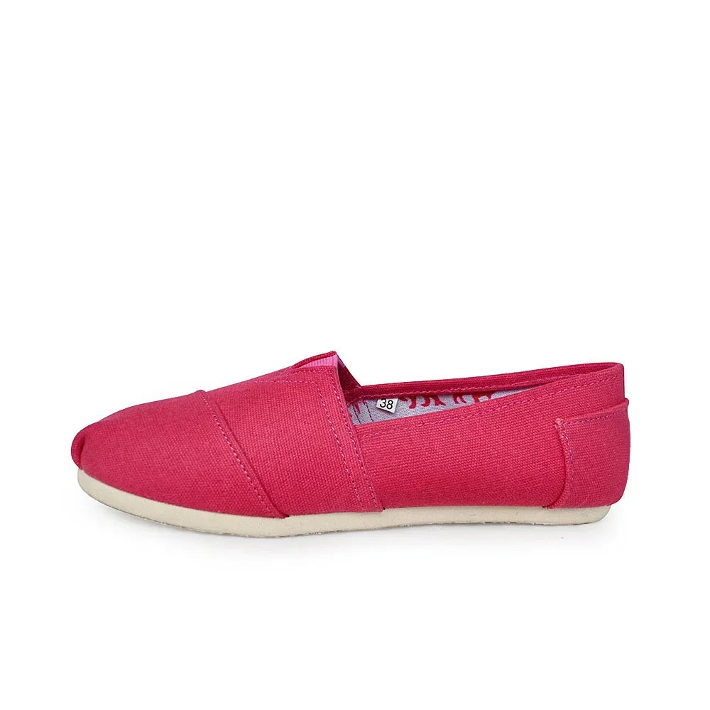 Men and Women Solid Color Shoes Large Size 35-45 Breathable Flat Canvas Flat Shoes Solid Color Soft Leather Linen Shoes