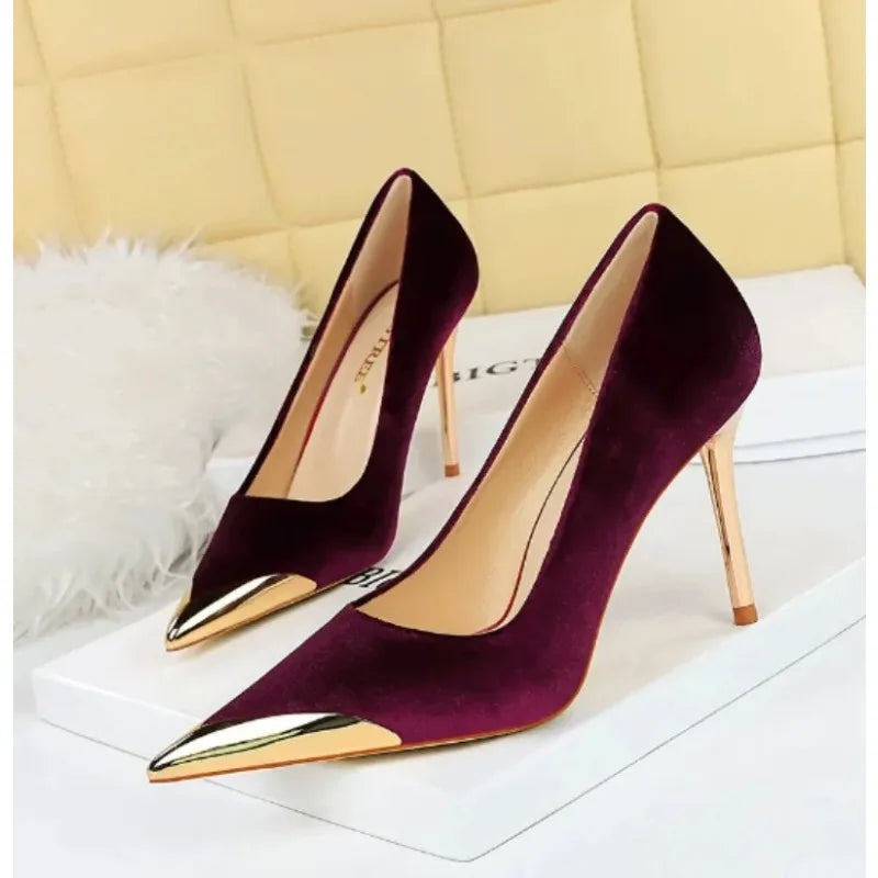 BIGTREE Sexy Pointed‑Toe Pumps