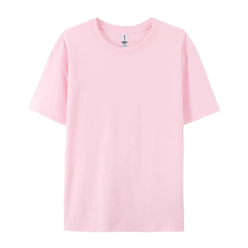 100% Cotton Solid Color T‑Shirts for Men & Women