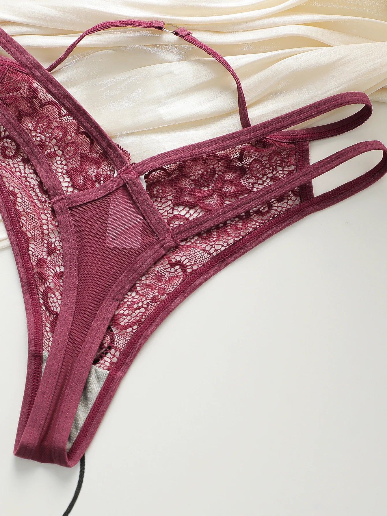 3‑Pack Lace Thongs