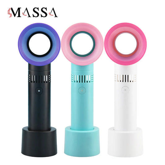 Eyelash Blower Bladeless Fan Handheld Small Creative Mini Handheld Portable USB Charging