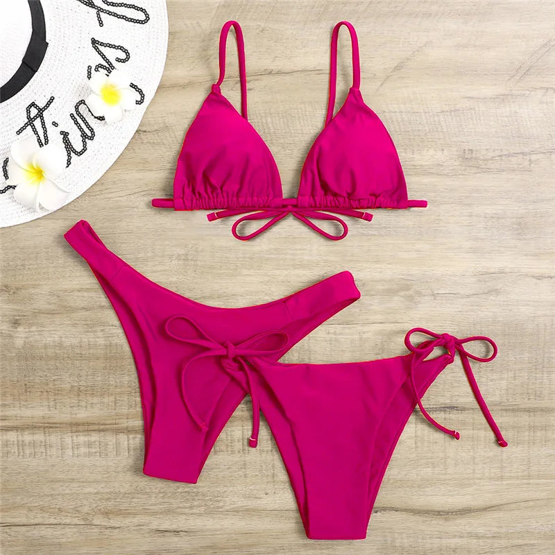 Sexy 3‑Piece Bikini Set