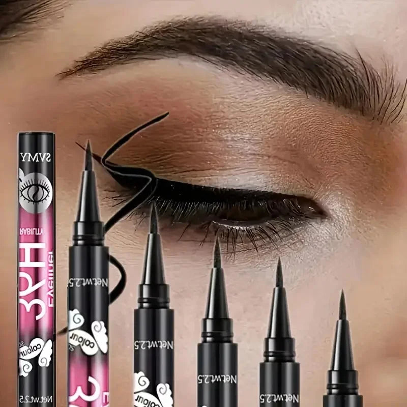 Waterproof Black Eyeliner Pencil Set – Smudge‑Proof, Long‑Lasting & Perfect for Beginners (3pcs / 5pcs)