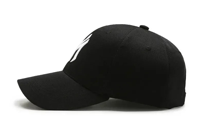 Trendy Embroidered Letter Baseball Cap Korean Fashion Summer Sun Hat Adjustable for Women Men Outdoor Casual Wear