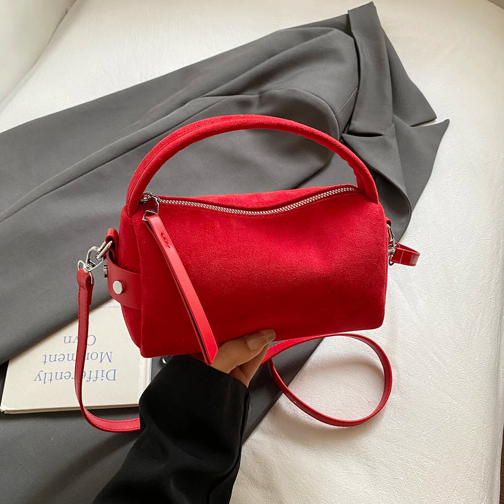 Fashionable Retro Mini PU Leather Shoulder Bags for Women Bucket Crossbody Bag 2026 Winter Luxury Designer Purses and Handbags