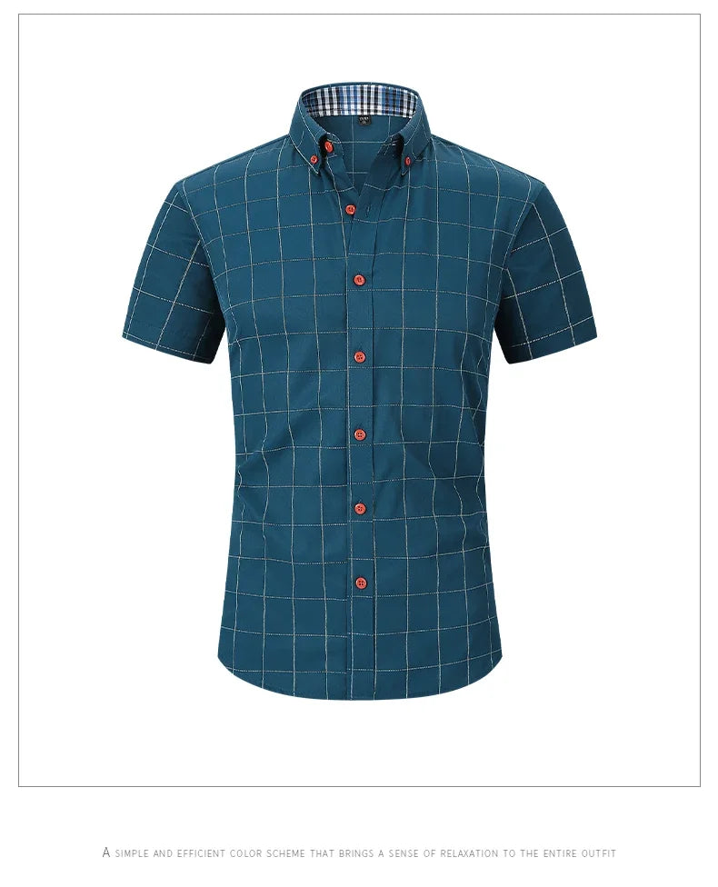 Breathable Slim‑Fit Casual Business Shirt