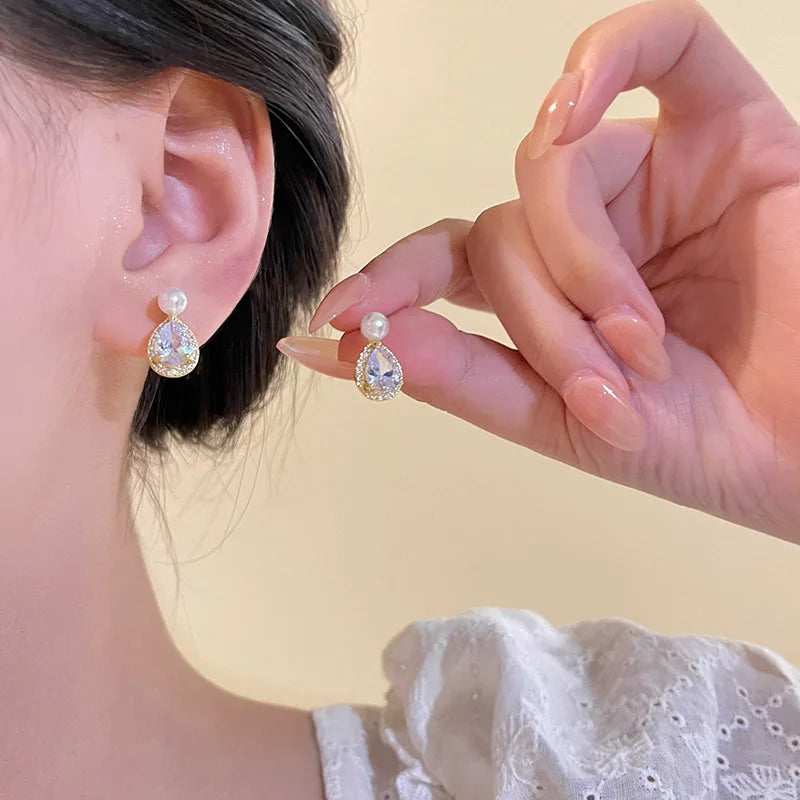 2023 New Fashion Trend Unique Design Elegant Delicate Geometric Round Earrings For Women Jewelry Wedding Party Premium Gifts