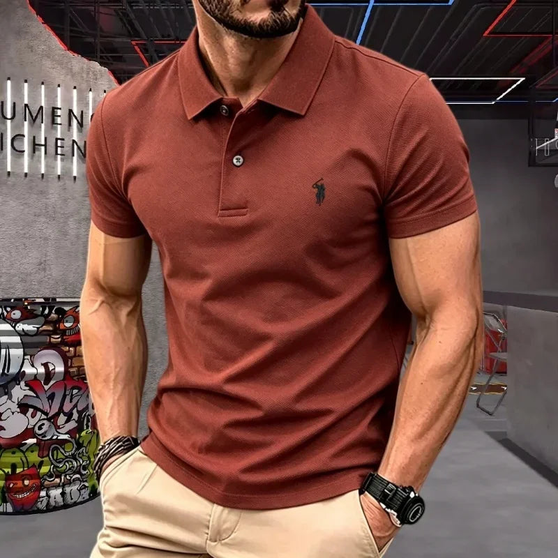 Men’s 100% Pure Cotton Luxury Polo Shirt