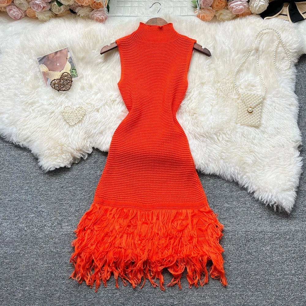 YuooMuoo 2026 Summer Sexy Openwork Stitching Dress — Sleeveless Bodycon Korean‑Style Party & Beach Vestidos