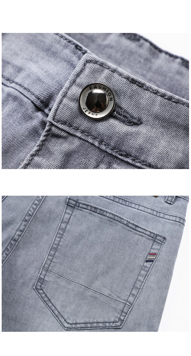 Summer Thin Straight Jeans