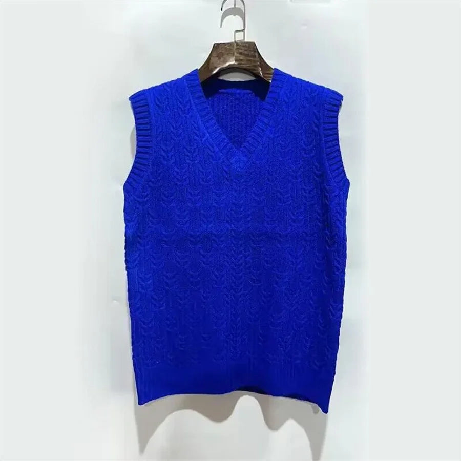 Men’s V‑Neck Knit Sweater Vest