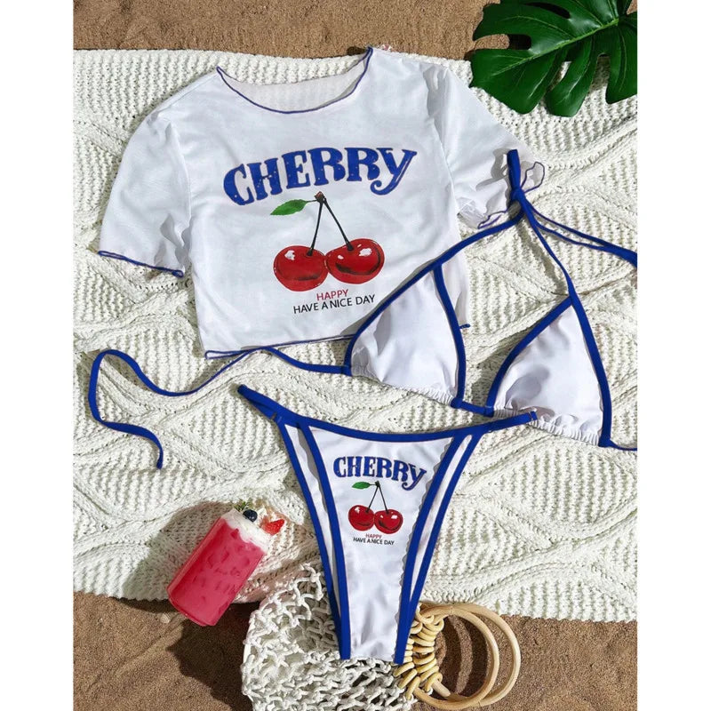 Sexy 3‑Piece Brazilian Bikini Set