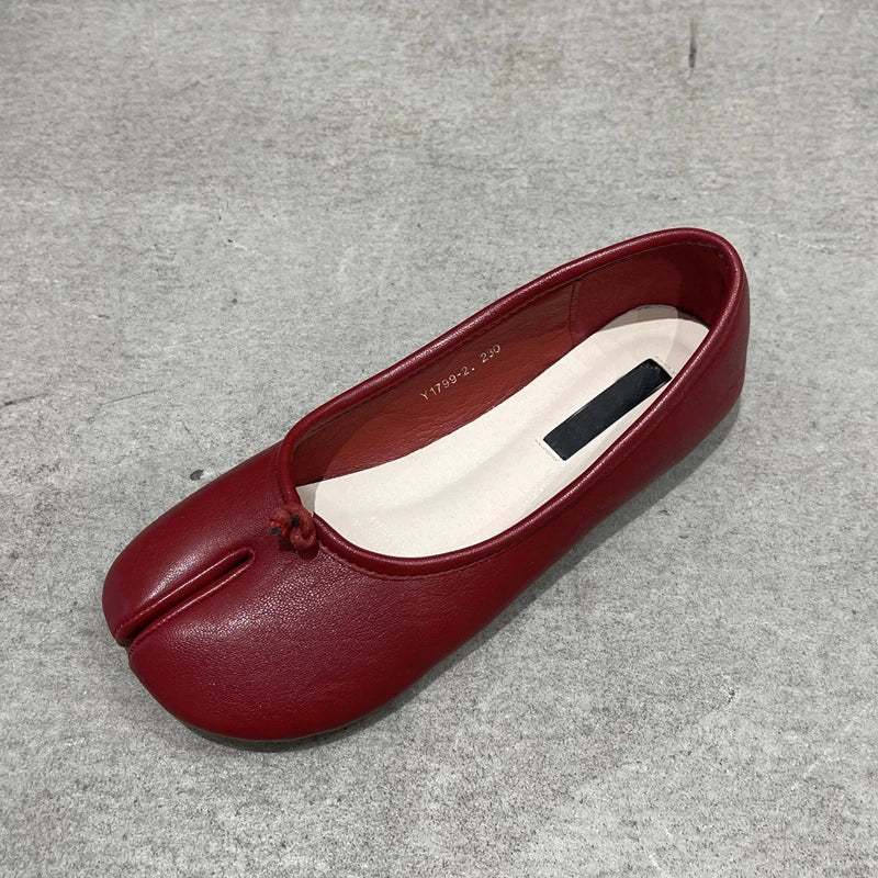 SUOJIALUN Autumn Ballerina Flats