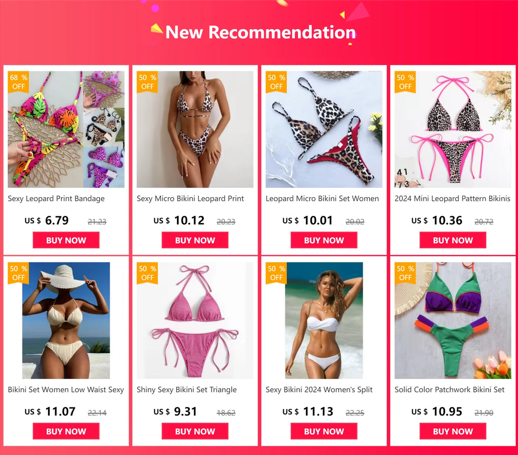 2026 Sexy Bikinis Female Swimsuits Women's Three-Piece Swimwear Beach Swim Wear Bathing Suits Brazilian Bikini Set Pool Bather