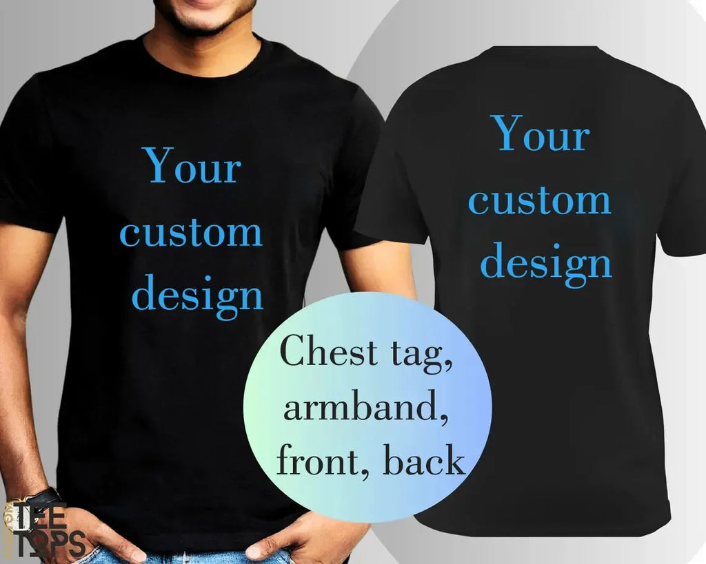 Personalized Father’s Day Shirt for Men – Custom Dad Portrait Family Design Cotton Tee