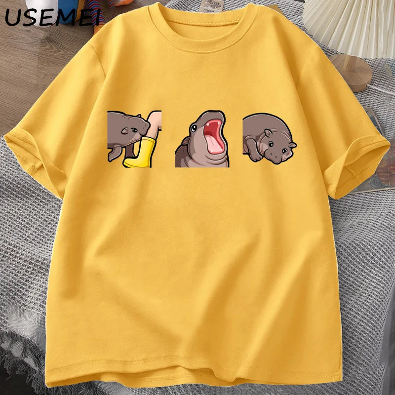 Moo Deng Baby Hippo T‑Shirt