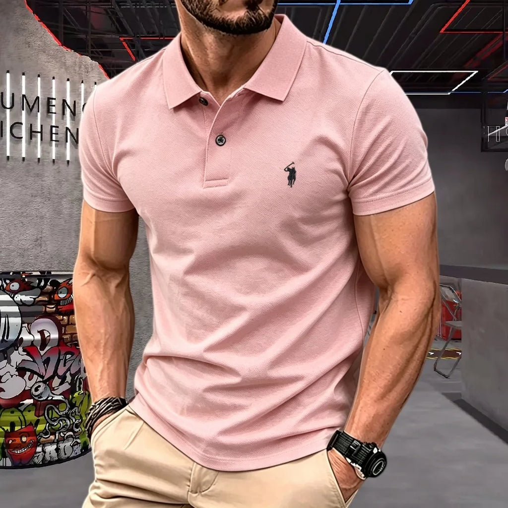 Men’s 100% Pure Cotton Luxury Polo Shirt