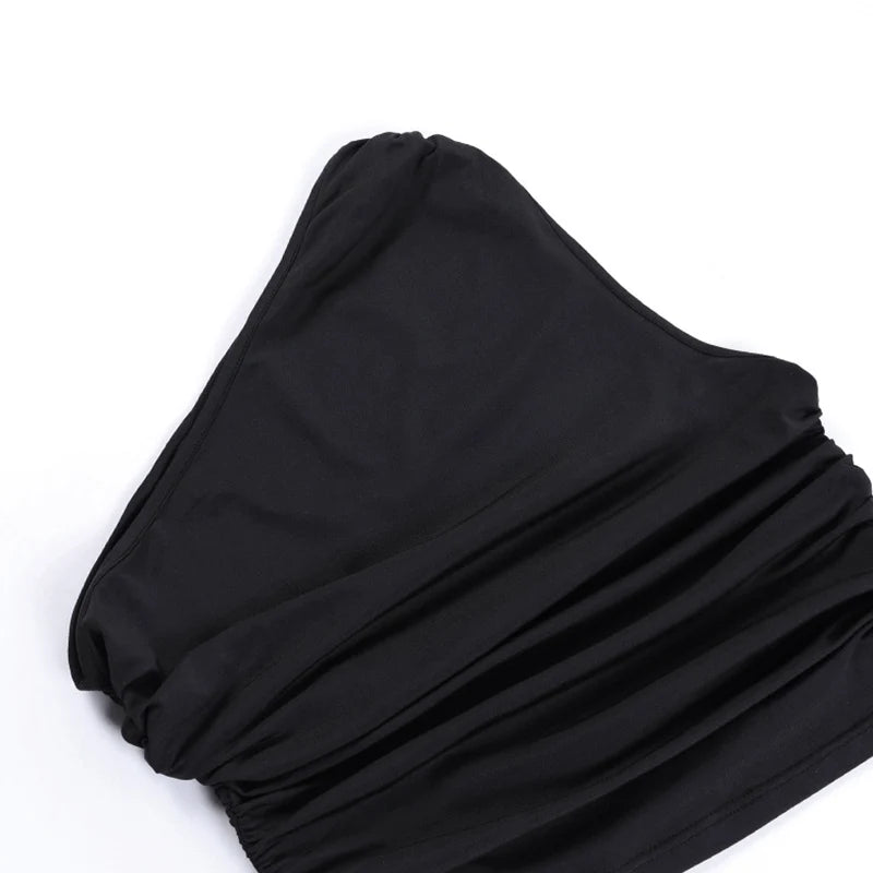 Women’s Backless Halter Crop Top – Sexy Off‑Shoulder Y2K Sleeveless Summer Tank for Club & Casual Wear