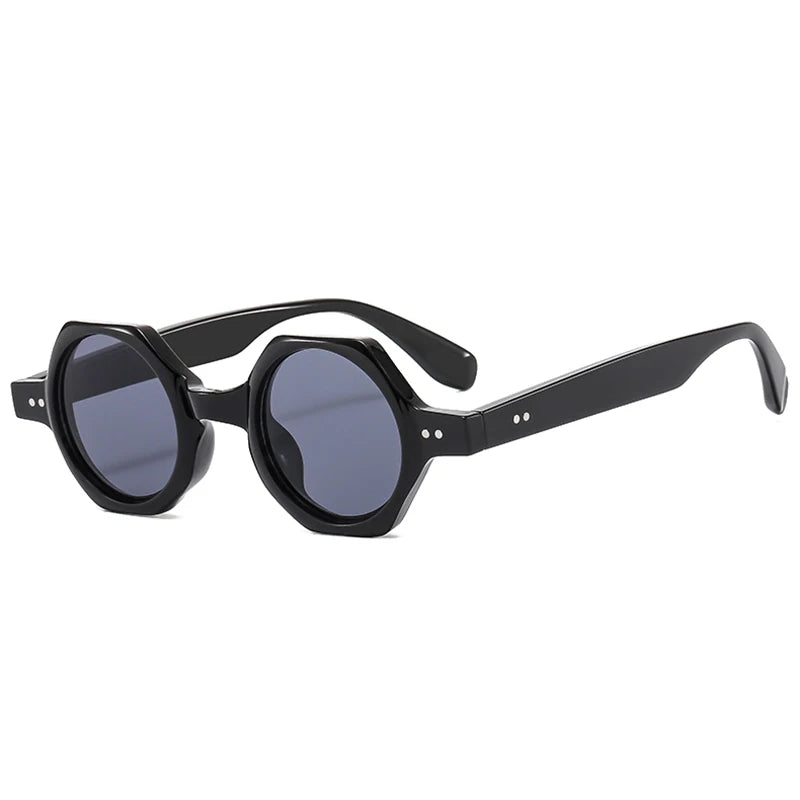 SHAUNA New Polygon Square Sunglasses Women Fashion Candy Color Round Lenses Eyewear Shades UV400 Men Sun Glasses