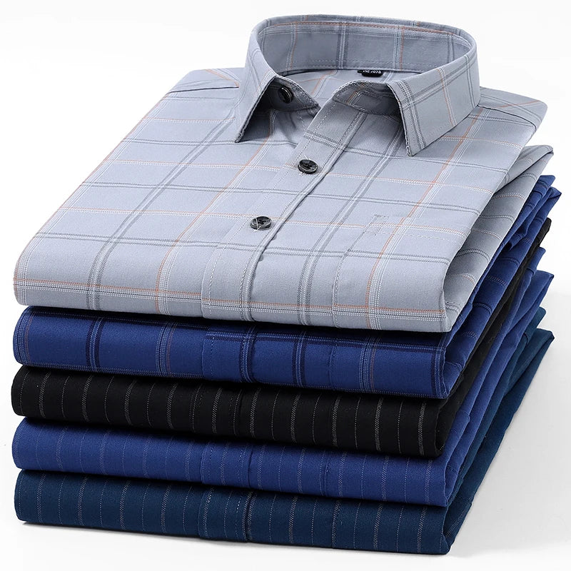 Non‑Iron Long‑Sleeve Dress Shirt