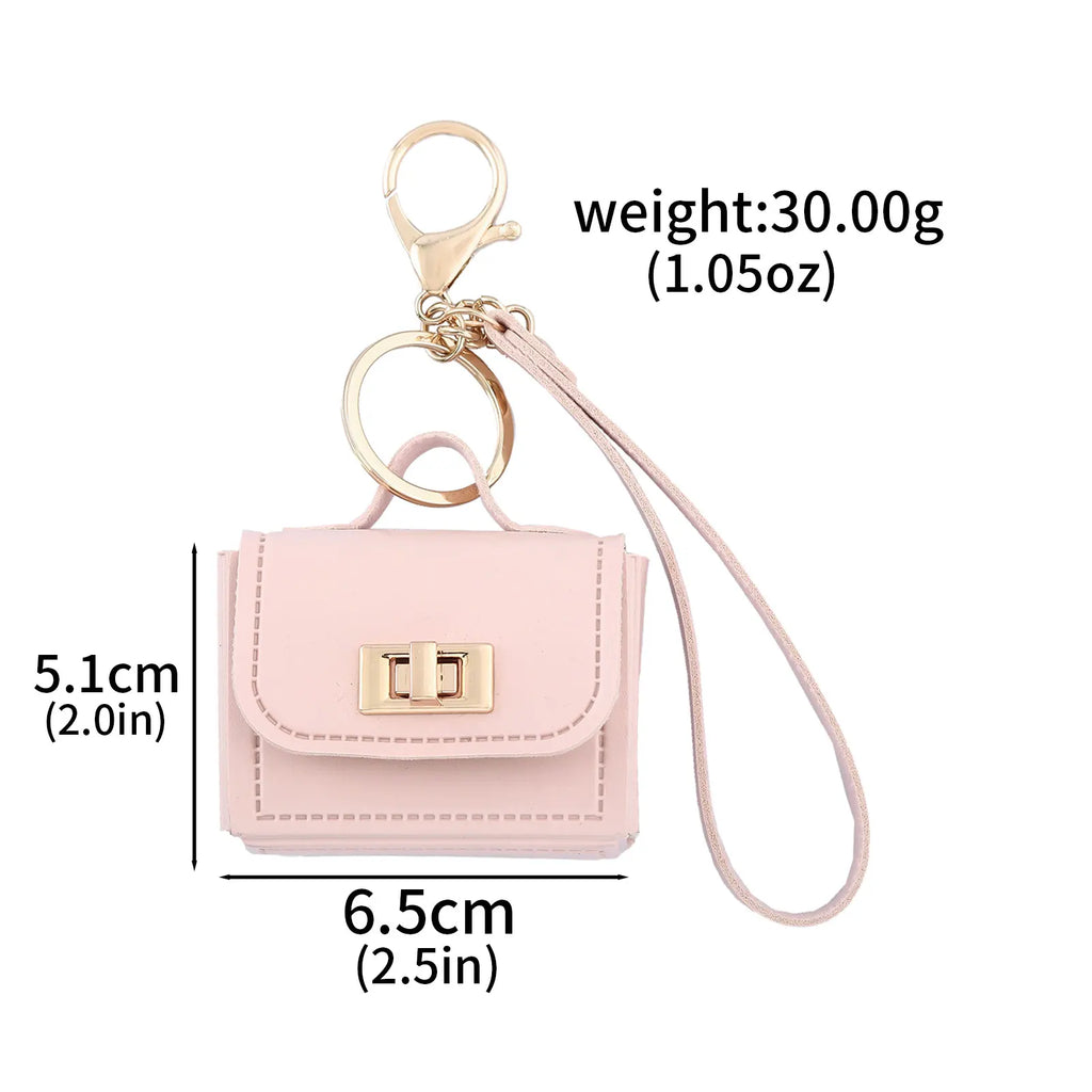 Korea Cute Mini Bags Bag Charms Colorful Pendant Kawaii Keychain for Women Simple Casual Bag Accessories Gift брелок для ключей