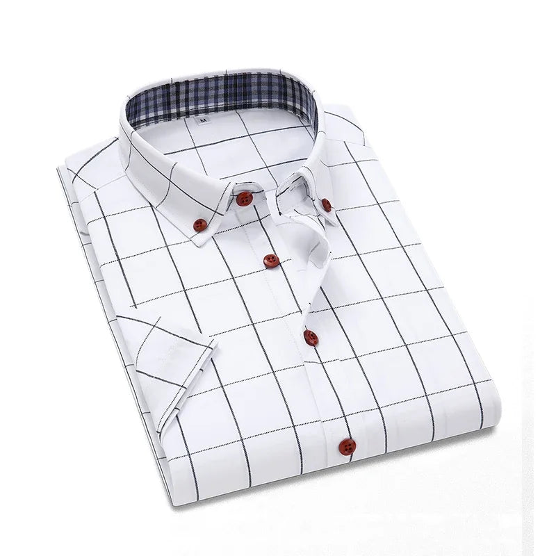Breathable Slim‑Fit Casual Business Shirt