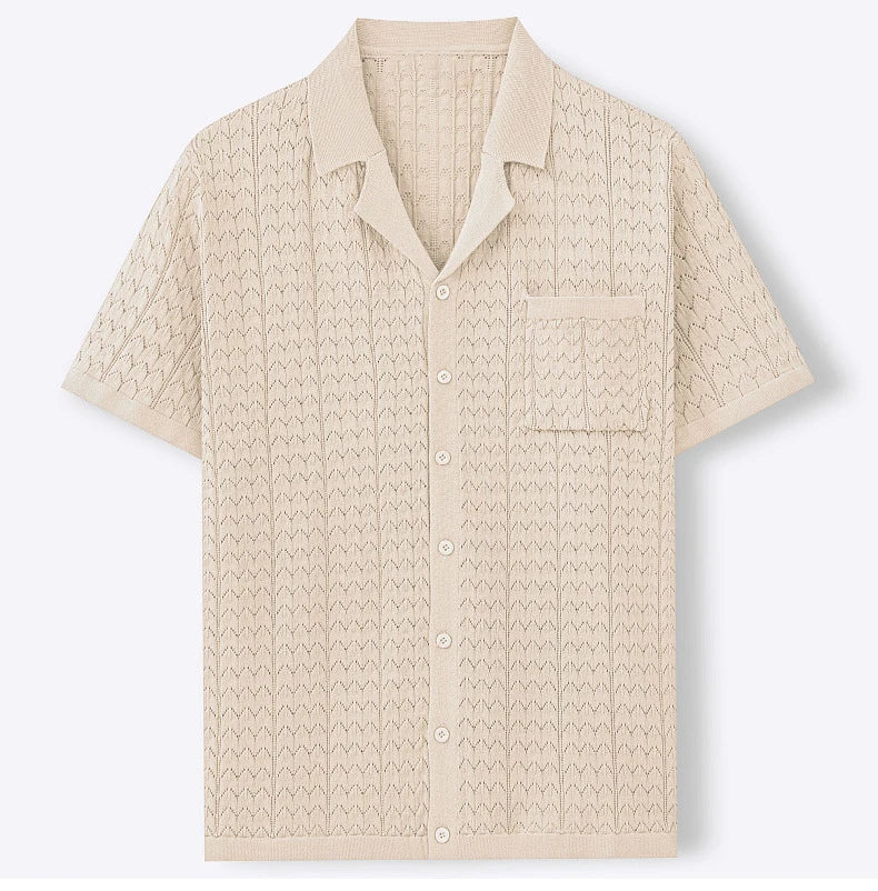 Luxury Knitted Polo Shirt