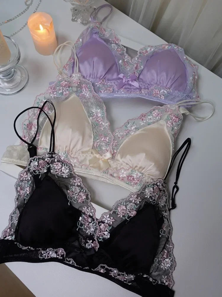 Light Luxury Silk Lace Underwear
