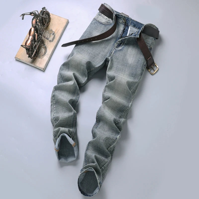 Stretch Regular‑Fit Jeans