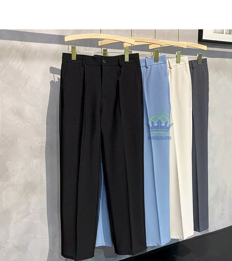 Classic Blue Suit Pants