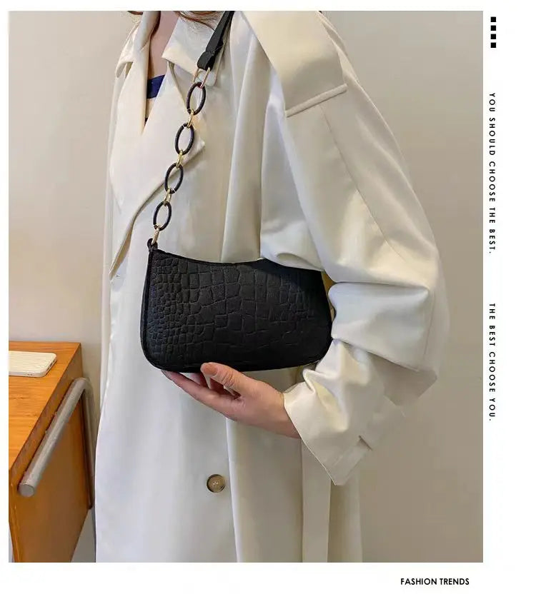 Felt Embossed Multi-Use Handbag for Women, Stylish Crossbody Shoulder Tote & Clutch, Portable Makeup Bag Organizer
