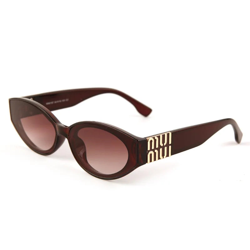 Glamour Fashion Luxury Oval Sunglasses