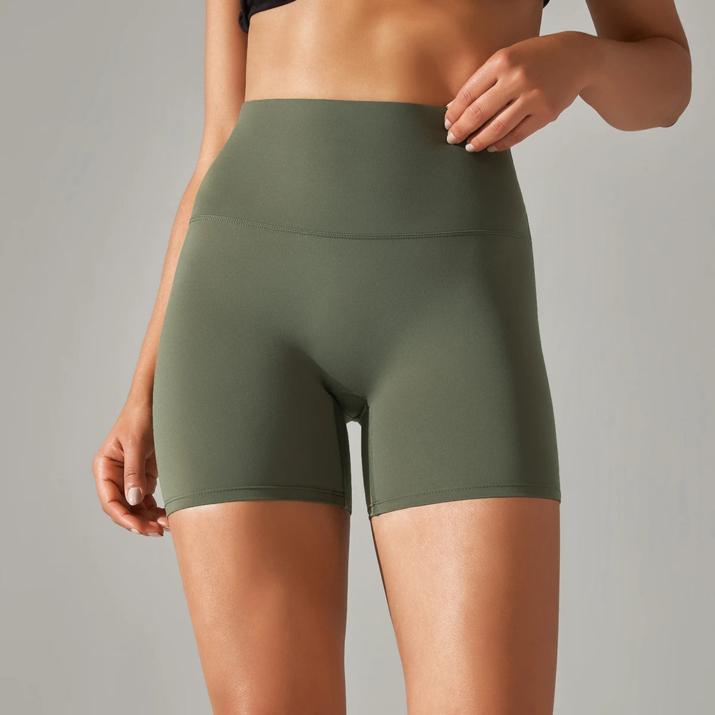Seamless High Waist Yoga Shorts for Women
