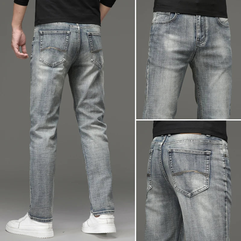 Stretch Regular‑Fit Jeans