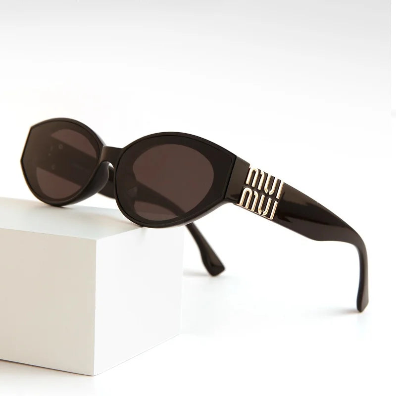 Glamour Fashion Luxury Oval Sunglasses