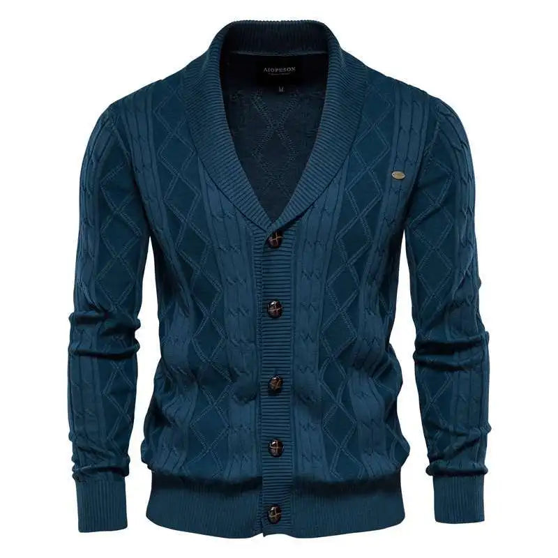 Retro V‑Neck Sweater Jacket for Spring & Autumn