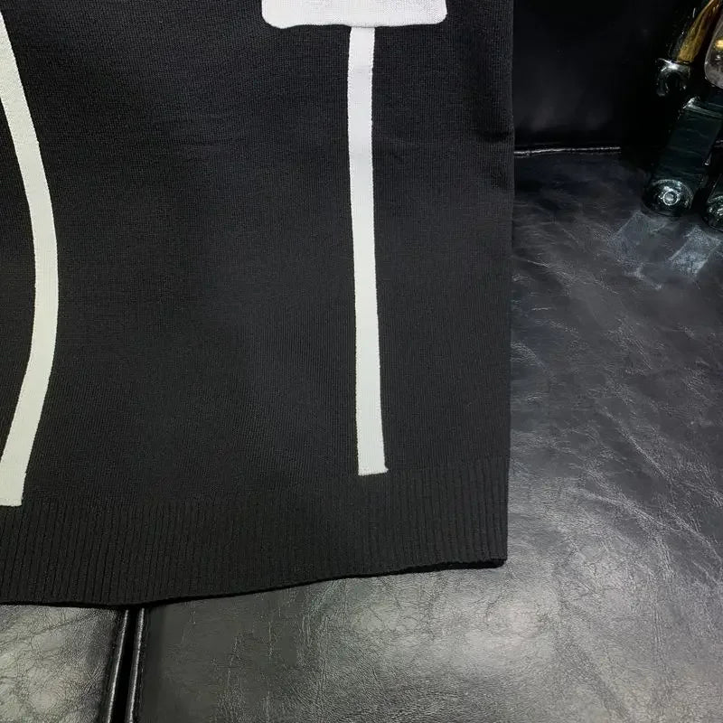 Knitted Short‑Sleeve Polo Shirt