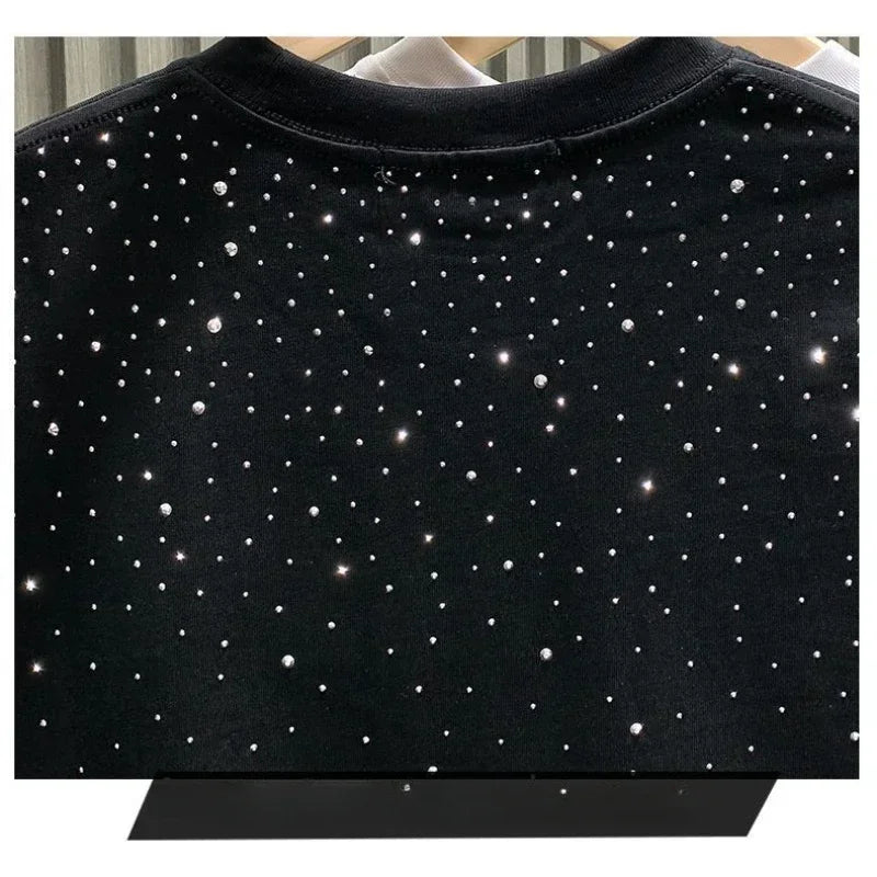 Men’s Rhinestone Rivet T‑Shirt
