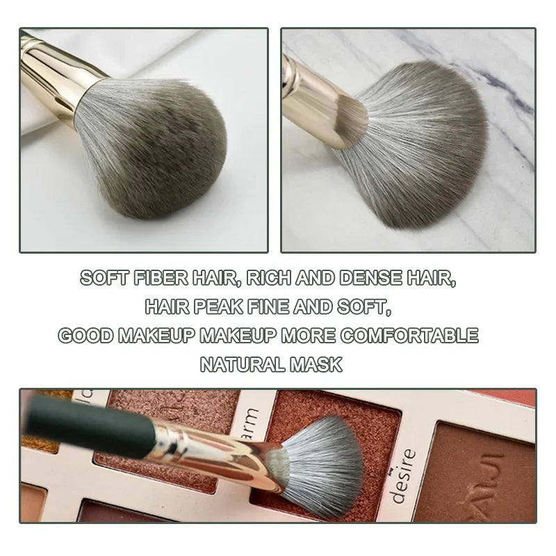 14‑Piece Soft Fluffy Makeup Brush Set – Professional Powder, Foundation, Blush & Eyeshadow Tools