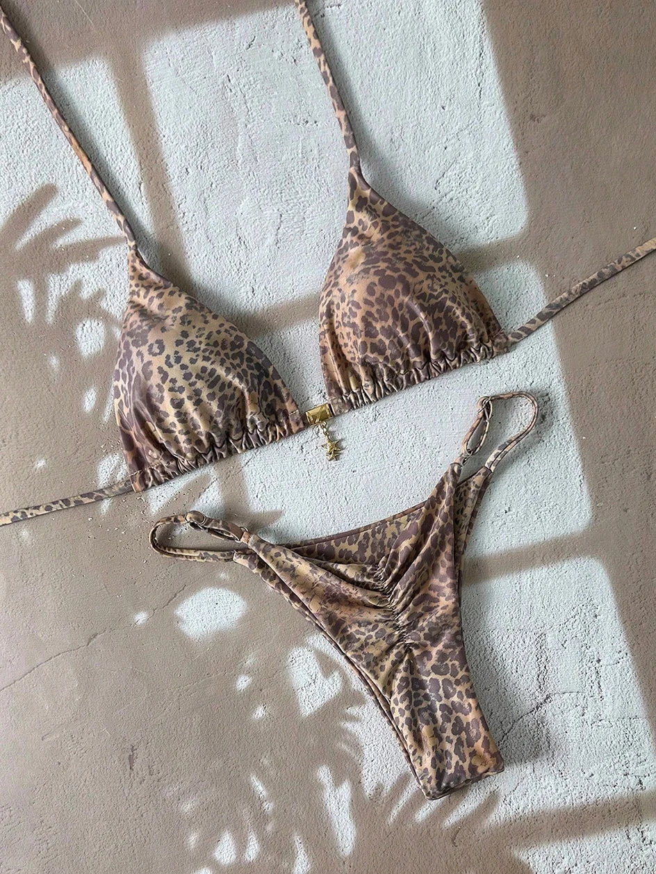Leopard Micro Bikini Set