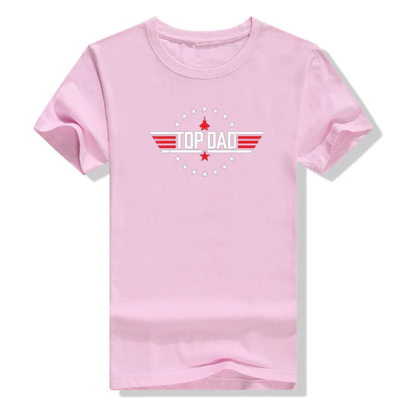 Top Dad Father’s Day T‑Shirt – Custom Men’s Graphic Tee for Christmas & Birthday Gifts