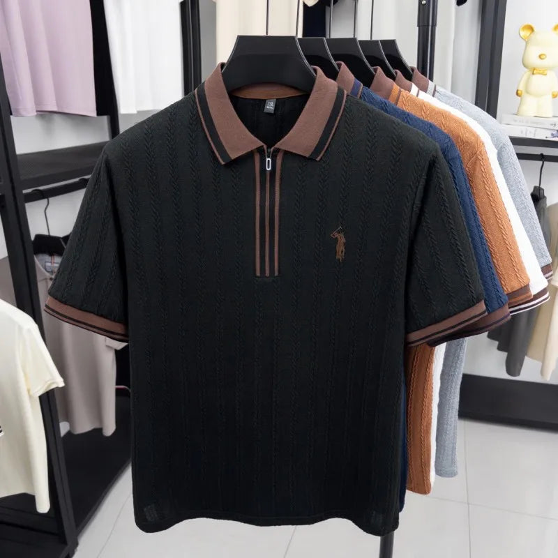 Luxury Knitted Polo Shirt