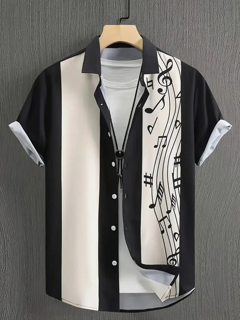 Summer Hawaiian Vintage Floral Print Men's Short Sleeved Women's Blouses Beach Shirts Lapel Casual Button Shirt Men Clothes