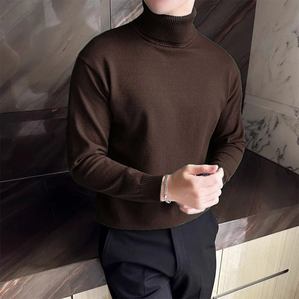 Fleece Turtleneck Sweater